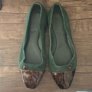 Gorgeous Sarah Flint Sacchetto in Evergreen Suede